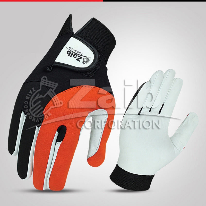 Max Grip Leather Gloves