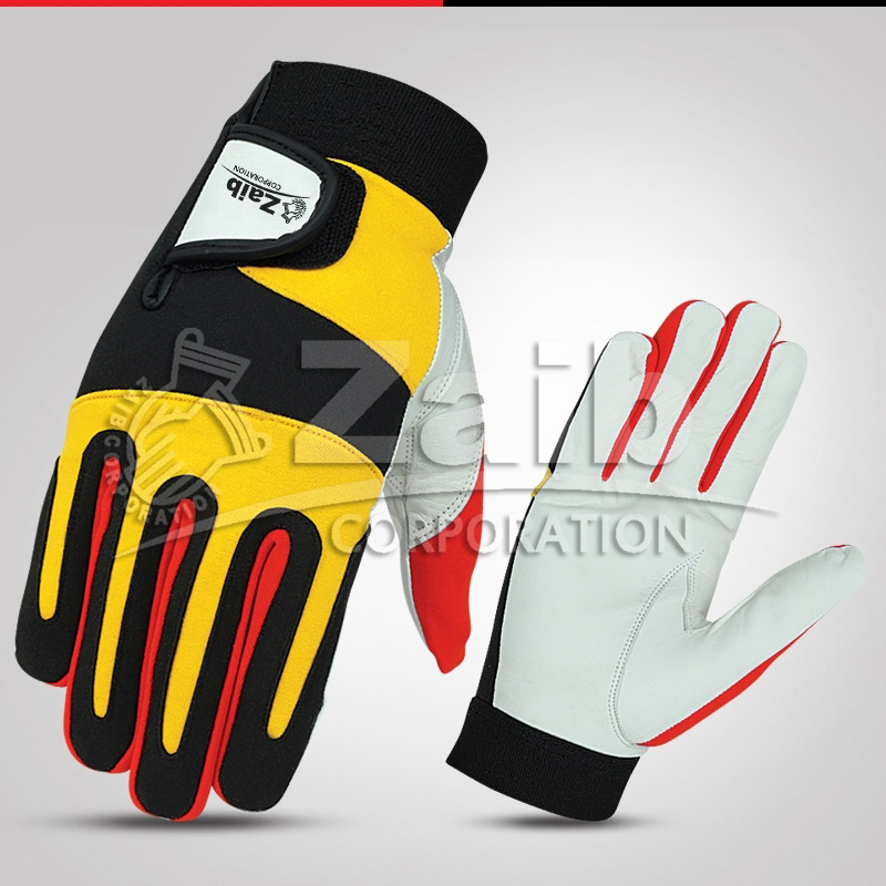 Max Grip Leather Gloves