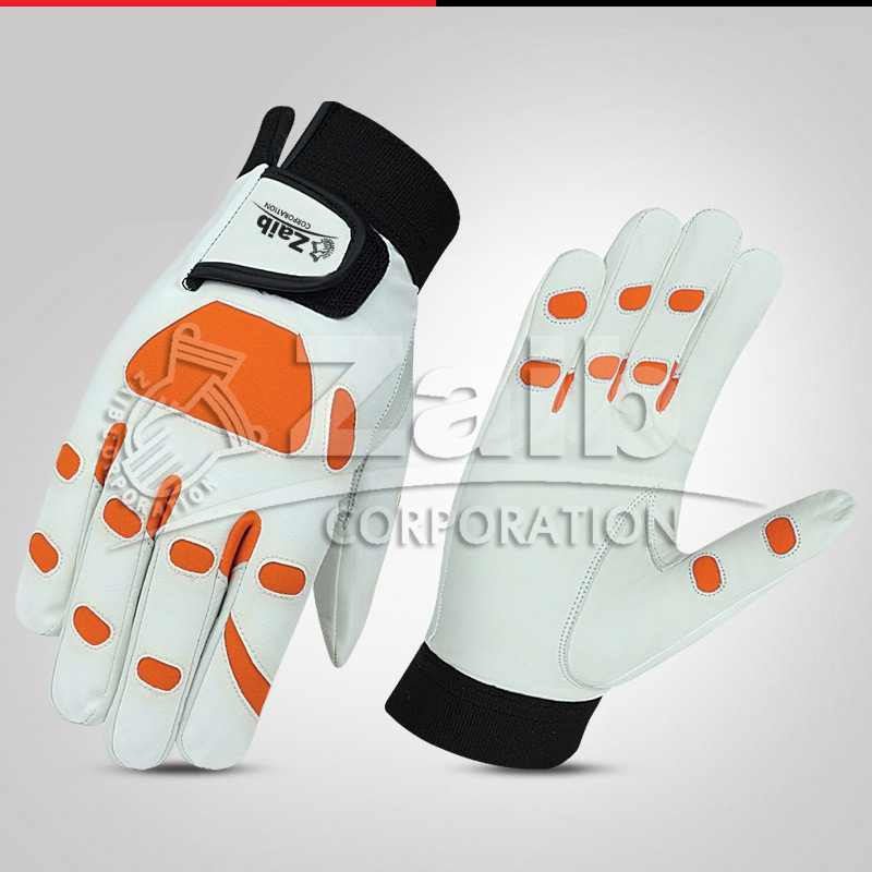 Max Grip Leather Gloves