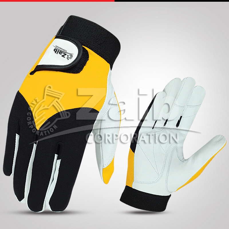 Max Grip Leather Gloves