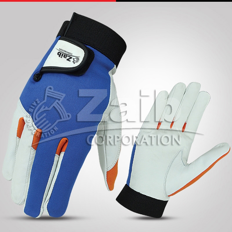 Max Grip Leather Gloves