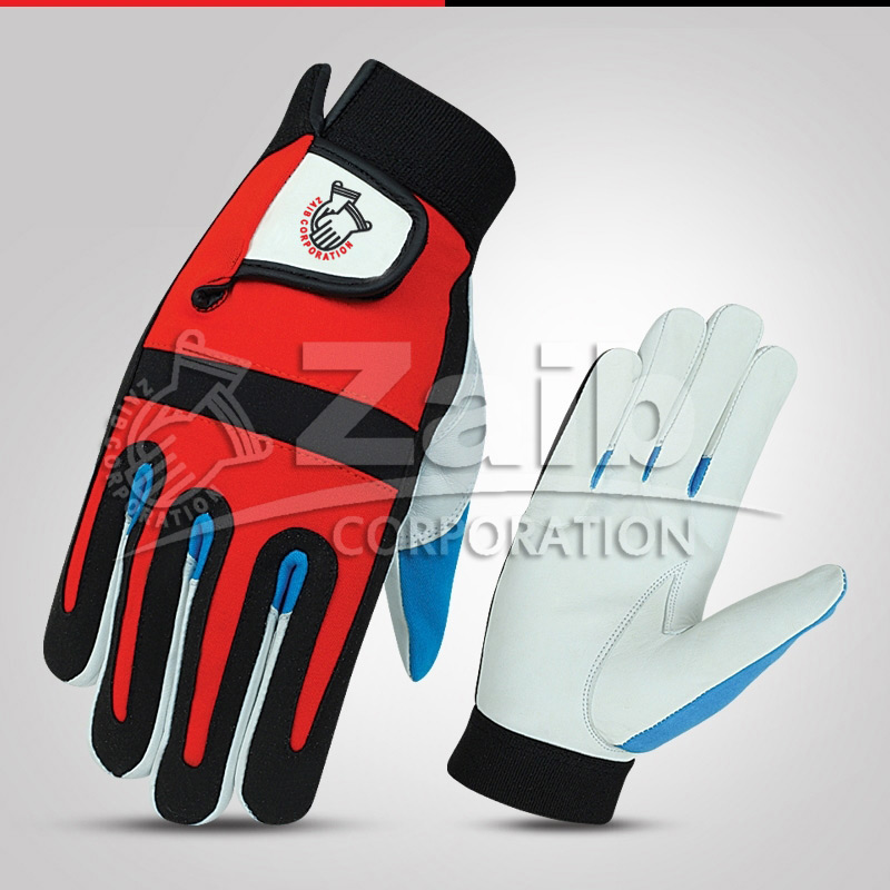Max Grip Leather Gloves