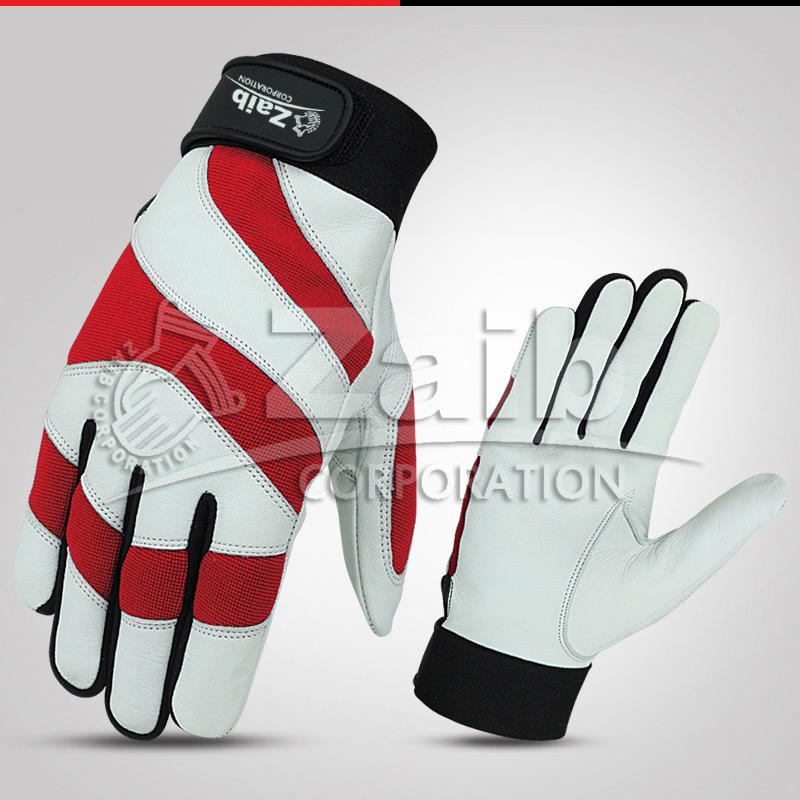 Max Grip Leather Gloves