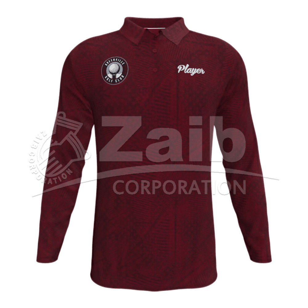 Men's Refract Semi-Fitted Long Sleeve Golf Polo