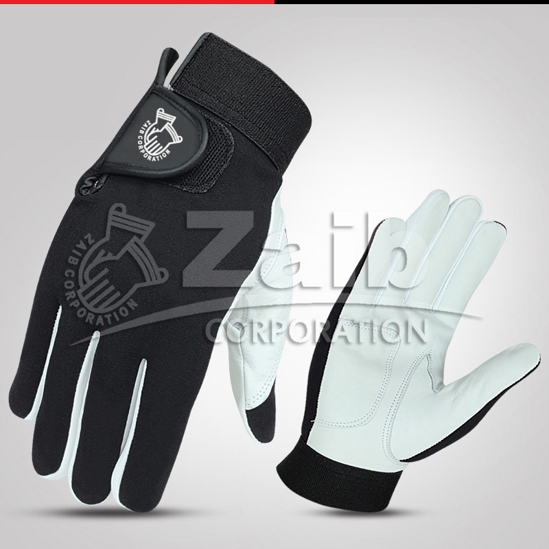 Max Grip Leather Gloves