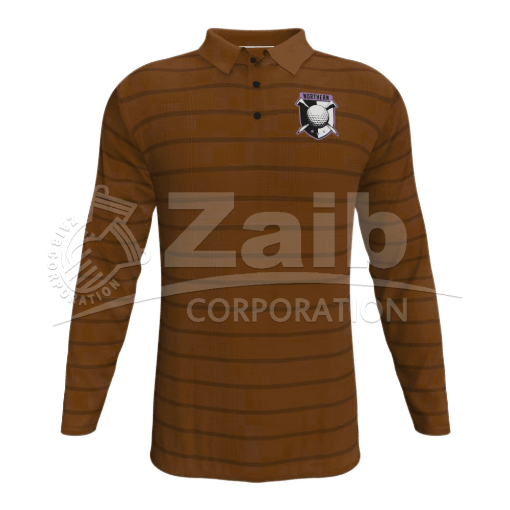 Men's Refract Semi-Fitted Long Sleeve Golf Polo